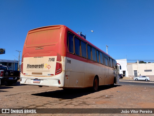 Expresso Itamarati 7140 na cidade de Fernandópolis, São Paulo, Brasil, por João Vitor Pereira. Número da foto: #12156731.