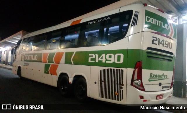 Empresa Gontijo de Transportes 21490 na cidade de Belo Horizonte, Minas Gerais, Brasil, por Maurício Nascimento. Número da foto: #12158820.