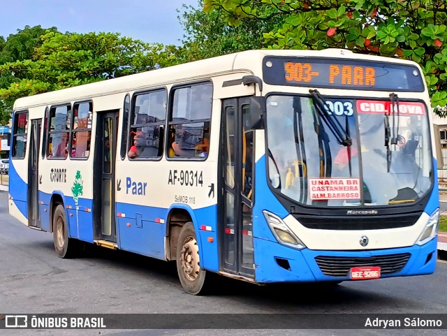 Viação Forte AF-90314 na cidade de Ananindeua, Pará, Brasil, por Adryan Sálomo. Número da foto: #12156907.