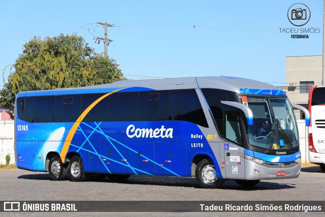 Viação Cometa 13165 na cidade de Curitiba, Paraná, Brasil, por Tadeu Ricardo Simões Rodrigues. Número da foto: #12157219.