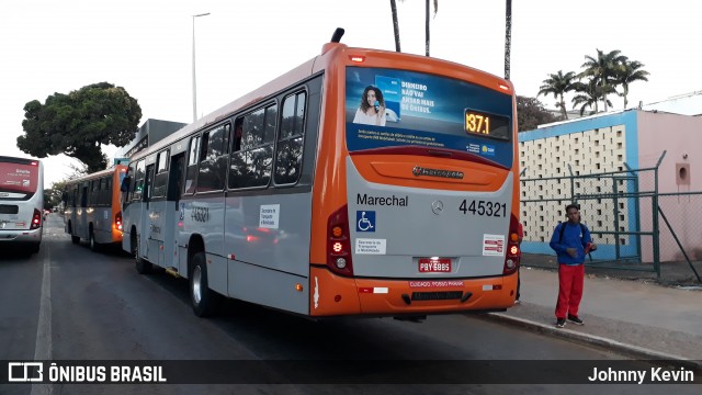 Auto Viação Marechal Brasília 445321 na cidade de Brasília, Distrito Federal, Brasil, por Johnny Kevin. Número da foto: #12156957.