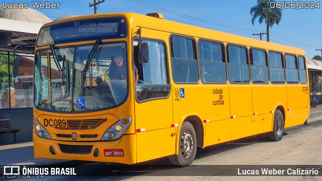 Cristo Rei > CCD Transporte Coletivo > SPE Via Mobilidade S/A DC089 na cidade de Curitiba, Paraná, Brasil, por Lucas Weber Calizario. Número da foto: #12156634.
