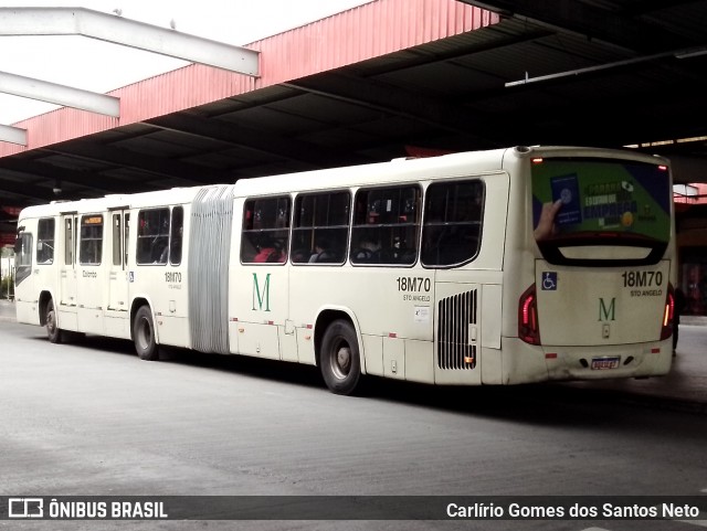 Viação Santo Ângelo 18M70 na cidade de Colombo, Paraná, Brasil, por Carlírio Gomes dos Santos Neto. Número da foto: #12156656.