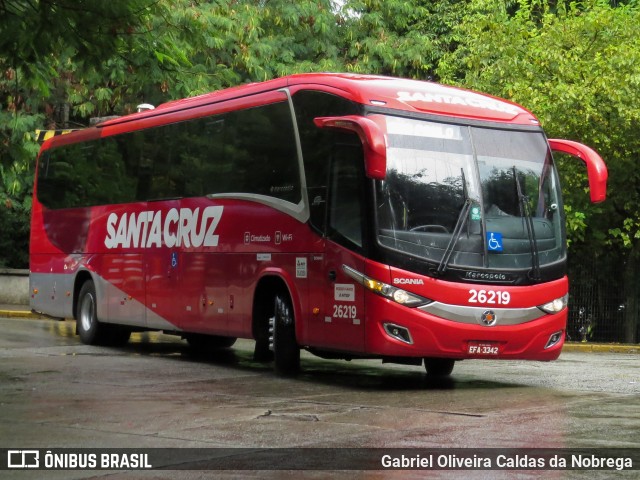 Viação Santa Cruz 26219 na cidade de São Paulo, São Paulo, Brasil, por Gabriel Oliveira Caldas da Nobrega. Número da foto: #12157199.