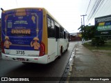 Coletivo Transportes 3735 na cidade de Caruaru, Pernambuco, Brasil, por Marcos Rogerio. Número da foto: #:id.
