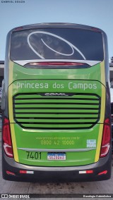 Expresso Princesa dos Campos 7401 na cidade de Curitiba, Paraná, Brasil, por Busologia Gabrielística. Número da foto: #12158189.