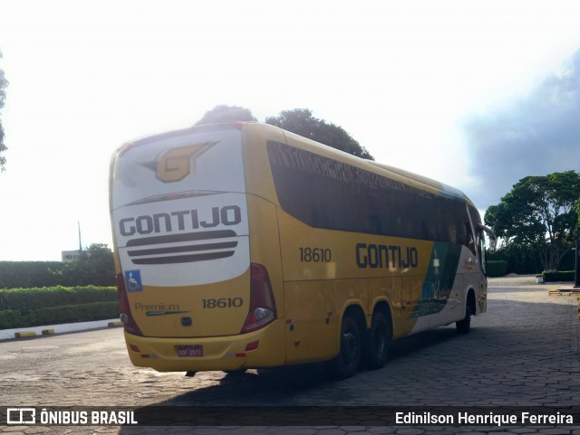 Empresa Gontijo de Transportes 18610 na cidade de Vitória da Conquista, Bahia, Brasil, por Edinilson Henrique Ferreira. Número da foto: #12159281.
