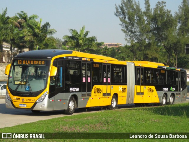 Mobi Rio E902160 na cidade de Rio de Janeiro, Rio de Janeiro, Brasil, por Leandro de Sousa Barbosa. Número da foto: #12159445.