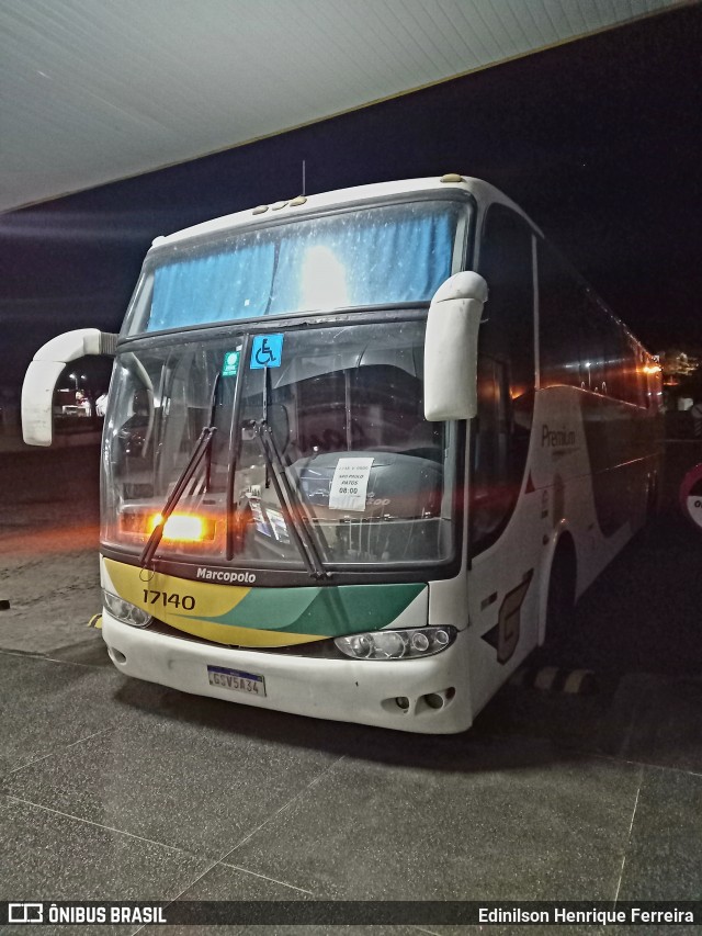 Empresa Gontijo de Transportes 17140 na cidade de Jequié, Bahia, Brasil, por Edinilson Henrique Ferreira. Número da foto: #12159282.