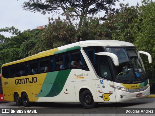 Empresa Gontijo de Transportes 18415 na cidade de São Paulo, São Paulo, Brasil, por Douglas Andrez. Número da foto: #12159627.