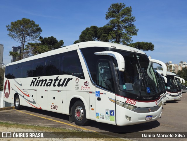 Rimatur Transportes 8200 na cidade de Curitiba, Paraná, Brasil, por Danilo Marcelo Silva. Número da foto: #12159414.
