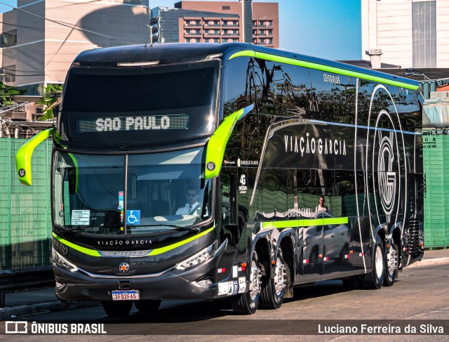 Viação Garcia 98110 na cidade de São Paulo, São Paulo, Brasil, por Luciano Ferreira da Silva. Número da foto: #12160865.