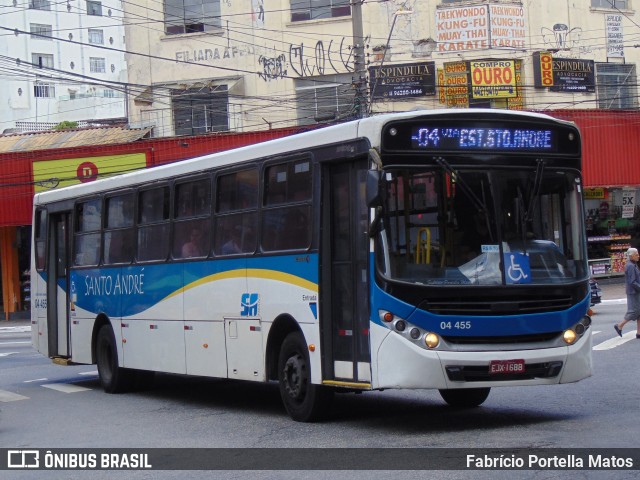 ETURSA - Emp. de Transp. Urbano e Rodoviário de Santo André 04 455 na cidade de Santo André, São Paulo, Brasil, por Fabrício Portella Matos. Número da foto: #12159816.