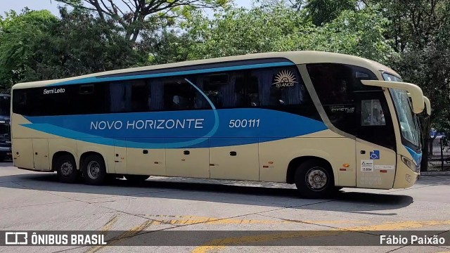 Viação Novo Horizonte 500111 na cidade de São Paulo, São Paulo, Brasil, por Fábio Paixão. Número da foto: #12159000.