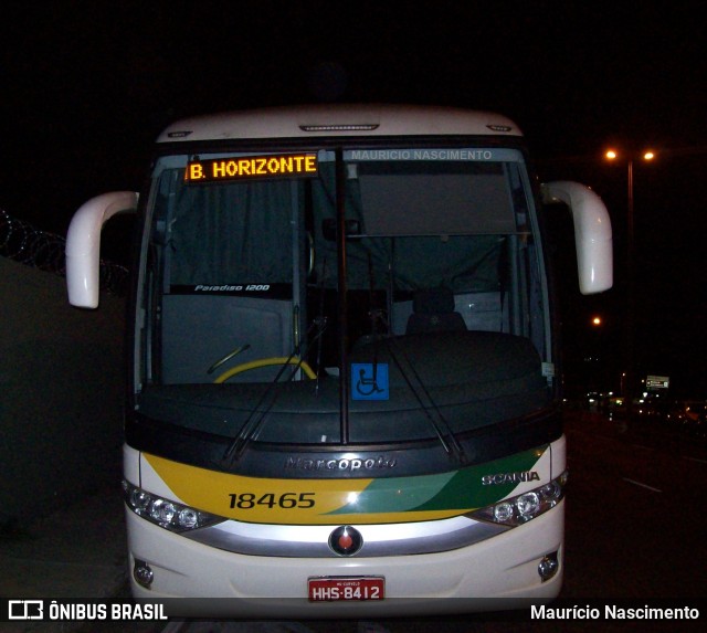 Empresa Gontijo de Transportes 18465 na cidade de Belo Horizonte, Minas Gerais, Brasil, por Maurício Nascimento. Número da foto: #12160937.