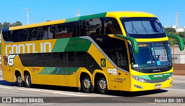 Empresa Gontijo de Transportes 25040 na cidade de Betim, Minas Gerais, Brasil, por Hariel BR-381. Número da foto: #12159748.