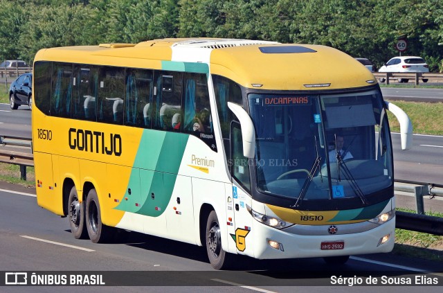 Empresa Gontijo de Transportes 18510 na cidade de Sumaré, São Paulo, Brasil, por Sérgio de Sousa Elias. Número da foto: #12161108.