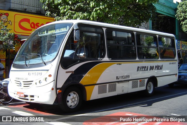 Viação Barra do Piraí Turismo RJ 113.019 na cidade de Barra do Piraí, Rio de Janeiro, Brasil, por Paulo Henrique Pereira Borges. Número da foto: #12159661.