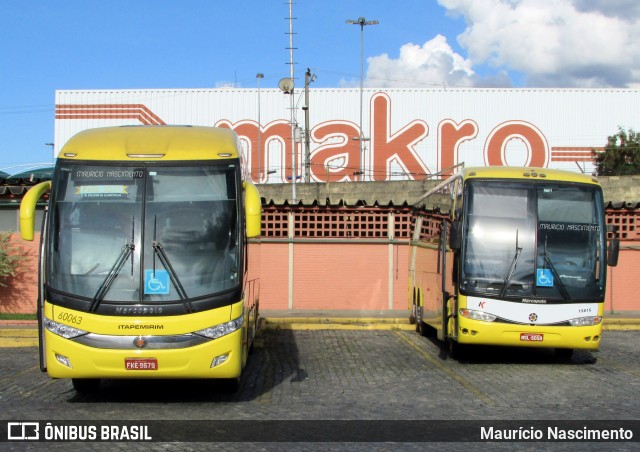 Viação Itapemirim 60063 na cidade de Belo Horizonte, Minas Gerais, Brasil, por Maurício Nascimento. Número da foto: #12158945.