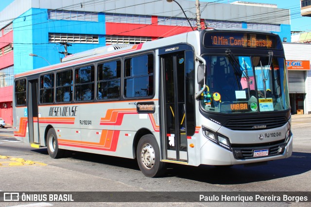 Viação Resendense RJ 192.041 na cidade de Volta Redonda, Rio de Janeiro, Brasil, por Paulo Henrique Pereira Borges. Número da foto: #12159568.
