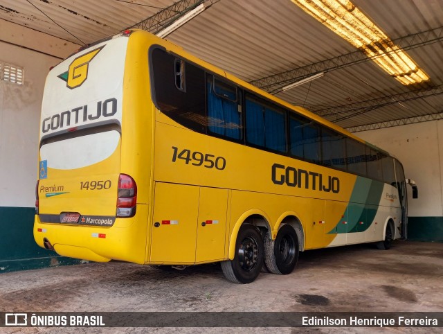 Empresa Gontijo de Transportes 14950 na cidade de Feira de Santana, Bahia, Brasil, por Edinilson Henrique Ferreira. Número da foto: #12159288.
