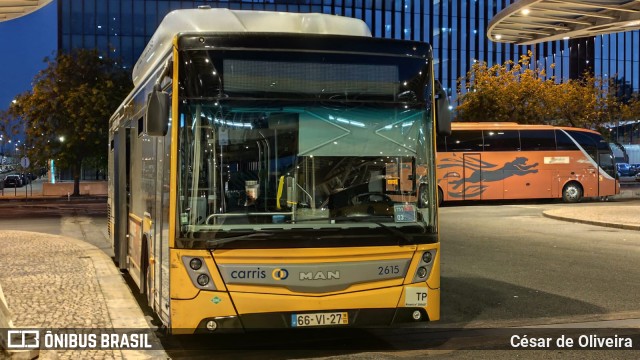 Companhia Carris de Ferro de Lisboa 2615 na cidade de Lisbon, Lisbon, Portugal, por César de Oliveira. Número da foto: #12159636.