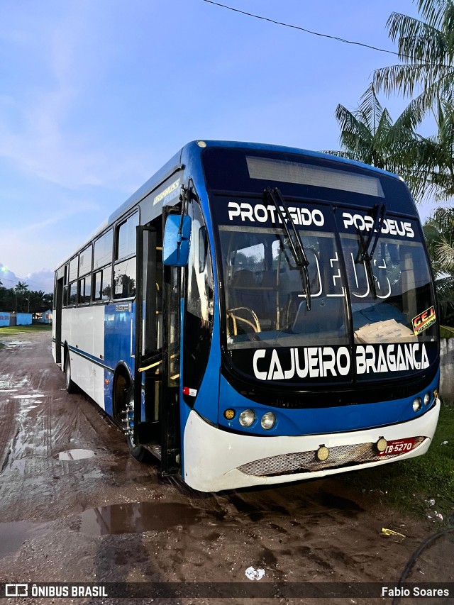 Ônibus Particulares 5270 na cidade de Bragança, Pará, Brasil, por Fabio Soares. Número da foto: #12159413.
