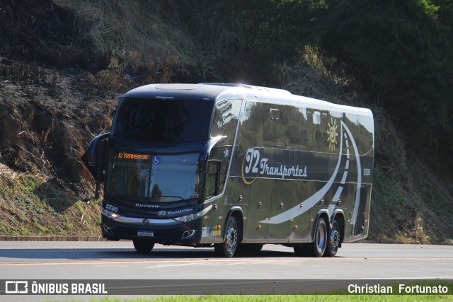 J2 Transportes e Turismo 2395 na cidade de Muriaé, Minas Gerais, Brasil, por Christian  Fortunato. Número da foto: #12159877.