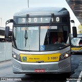 Viação Metrópole Paulista - Zona Leste 3 1087 na cidade de São Paulo, São Paulo, Brasil, por Michel Nowacki. Número da foto: #:id.