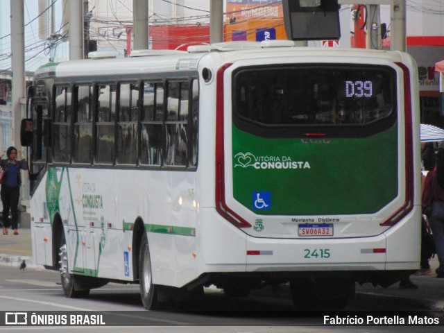 Viação Rosa Vitória da Conquista 2415 na cidade de Vitória da Conquista, Bahia, Brasil, por Fabrício Portella Matos. Número da foto: #12214713.