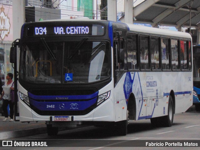 ATT - Atlântico Transportes e Turismo - Vitória da Conquista 2462 na cidade de Vitória da Conquista, Bahia, Brasil, por Fabrício Portella Matos. Número da foto: #12214943.