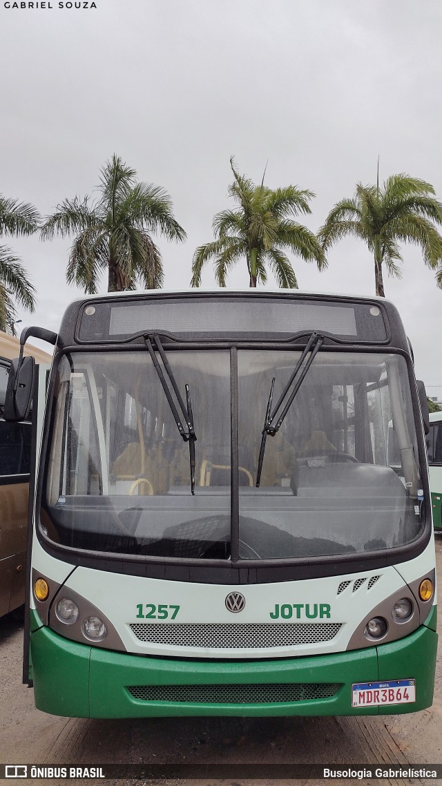 Jotur - Auto Ônibus e Turismo Josefense 1257 na cidade de Florianópolis, Santa Catarina, Brasil, por Busologia Gabrielística. Número da foto: #12215272.