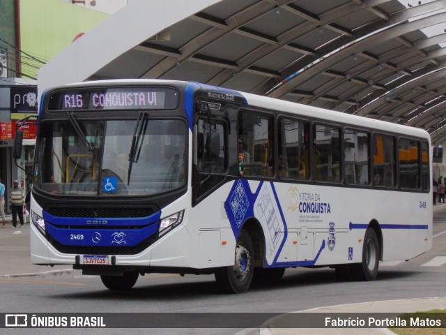 ATT - Atlântico Transportes e Turismo - Vitória da Conquista 2469 na cidade de Vitória da Conquista, Bahia, Brasil, por Fabrício Portella Matos. Número da foto: #12214616.