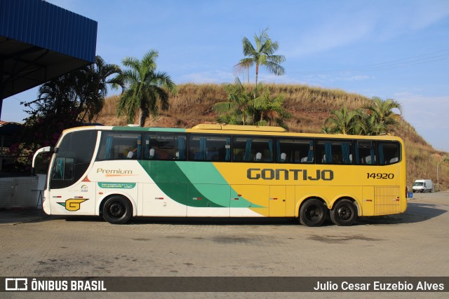 Empresa Gontijo de Transportes 14920 na cidade de Paraíba do Sul, Rio de Janeiro, Brasil, por Julio Cesar Euzebio Alves. Número da foto: #12214530.