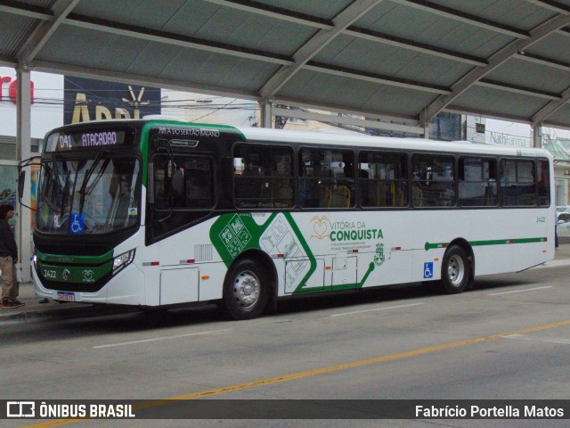 Viação Rosa Vitória da Conquista 2422 na cidade de Vitória da Conquista, Bahia, Brasil, por Fabrício Portella Matos. Número da foto: #12214862.