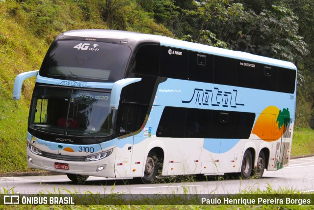 Transportadora Turística Natal 3100 na cidade de Piraí, Rio de Janeiro, Brasil, por Paulo Henrique Pereira Borges. Número da foto: #12215447.