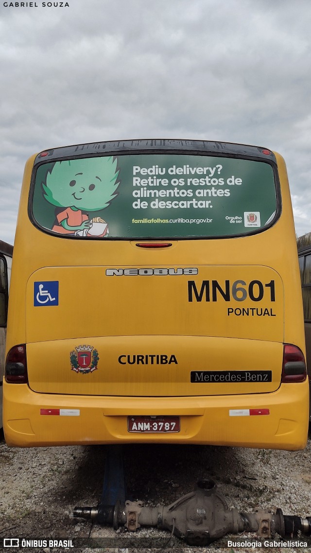 Auto Viação Mercês MN601 na cidade de Curitiba, Paraná, Brasil, por Busologia Gabrielística. Número da foto: #12214923.