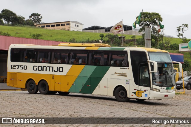 Empresa Gontijo de Transportes 12750 na cidade de João Monlevade, Minas Gerais, Brasil, por Rodrigo Matheus. Número da foto: #12214664.