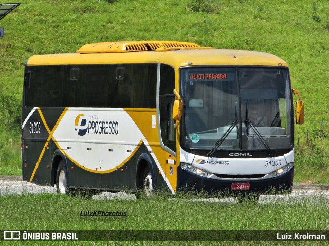 Viação Progresso 31309 na cidade de Juiz de Fora, Minas Gerais, Brasil, por Luiz Krolman. Número da foto: #12214433.