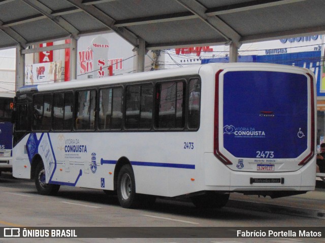 ATT - Atlântico Transportes e Turismo - Vitória da Conquista 2473 na cidade de Vitória da Conquista, Bahia, Brasil, por Fabrício Portella Matos. Número da foto: #12215008.