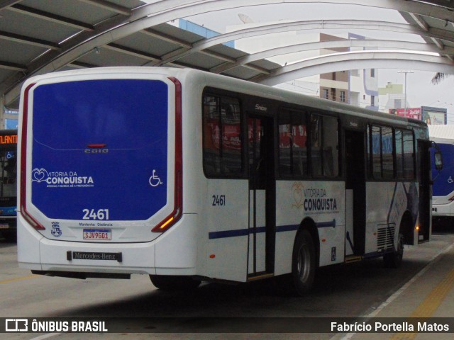 ATT - Atlântico Transportes e Turismo - Vitória da Conquista 2461 na cidade de Vitória da Conquista, Bahia, Brasil, por Fabrício Portella Matos. Número da foto: #12215014.