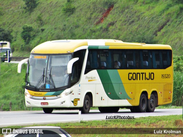 Empresa Gontijo de Transportes 19320 na cidade de Juiz de Fora, Minas Gerais, Brasil, por Luiz Krolman. Número da foto: #12214499.