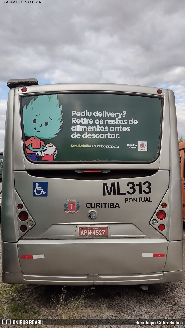 Auto Viação Mercês ML313 na cidade de Curitiba, Paraná, Brasil, por Busologia Gabrielística. Número da foto: #12214906.