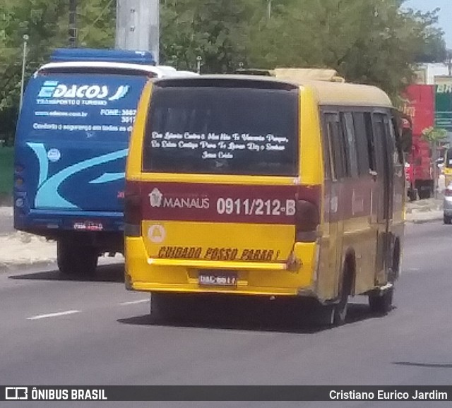 Manaos - Cooperativa de Transporte Alternativo Coletivo e Urbano do Estado do Amazonas 0911/212-B na cidade de Manaus, Amazonas, Brasil, por Cristiano Eurico Jardim. Número da foto: #12214959.