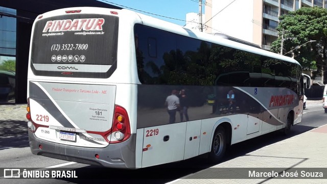 Pindatur Transporte e Turismo 2219 na cidade de São José dos Campos, São Paulo, Brasil, por Marcelo José Souza. Número da foto: #12214534.