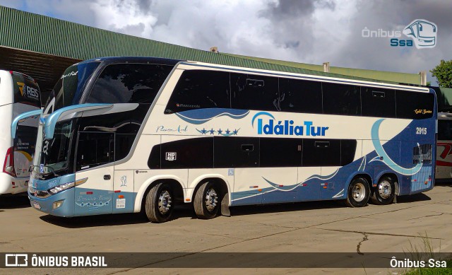 Idália Tur 2915 na cidade de Salvador, Bahia, Brasil, por Ônibus Ssa. Número da foto: #12214723.