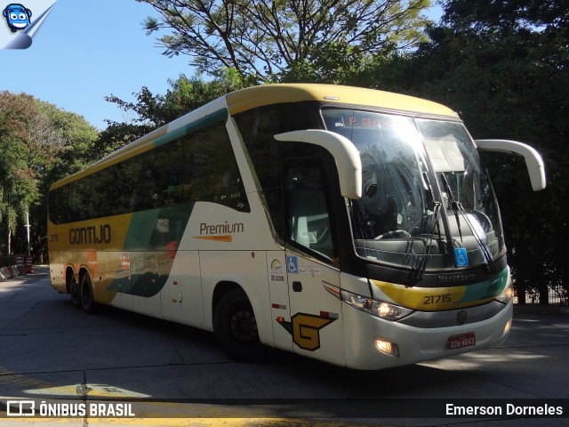 Empresa Gontijo de Transportes 21715 na cidade de São Paulo, São Paulo, Brasil, por Emerson Dorneles. Número da foto: #12214281.