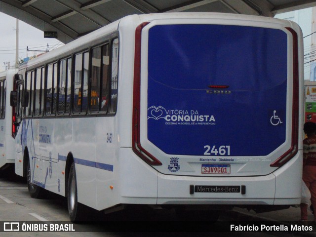ATT - Atlântico Transportes e Turismo - Vitória da Conquista 2461 na cidade de Vitória da Conquista, Bahia, Brasil, por Fabrício Portella Matos. Número da foto: #12214965.