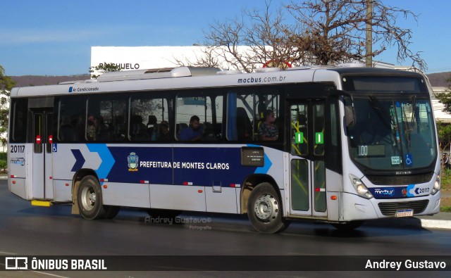 Solaris Transportes 20117 na cidade de Montes Claros, Minas Gerais, Brasil, por Andrey Gustavo. Número da foto: #12215544.