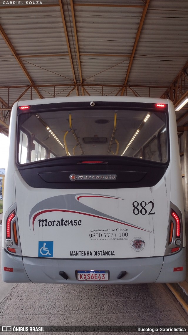 Auto Ônibus Moratense 882 na cidade de Francisco Morato, São Paulo, Brasil, por Busologia Gabrielística. Número da foto: #12215078.